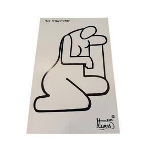 Larry Stevens 2005 The Structure Original Line Art Print